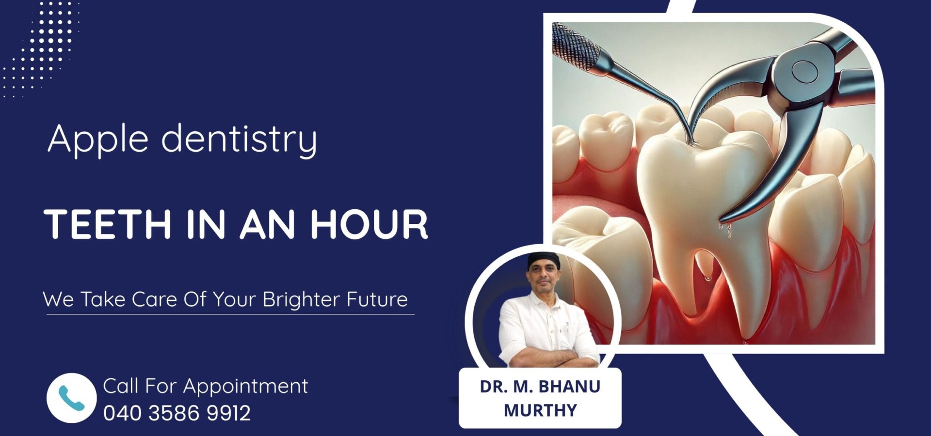 Teeth in an Hour banner